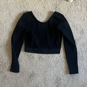 Victoria's Secret Black Crop Top